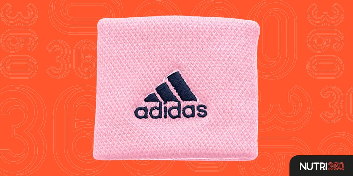 Munhequeira  Adidas Pequena Rosa