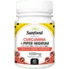 Curcumina + Pipper Nigrun 1000 mg Sunfood 60 Cápsulas