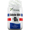 Cálcio 600 + D3 Fitoway 180 Cápsulas